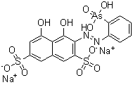 3-[(2-Arsonophenyl)azo]-4,5-dihydroxy-2,7-naphthalenedisulfonic acid disodium salt molecular structure (CAS 3547-38-4)