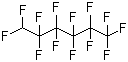 结构式 CAS# 355-37-3, 1H-全氟己烷