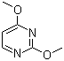 structure of CAS# 3551-55-1, 2,4-Dimethoxypyrimidine