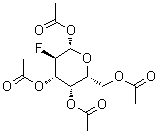 1,3,4,6-四-O-乙酰基-2-脱氧-2-氟-beta-D-吡喃半乳糖分子结构 (CAS 35526-14-8)