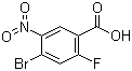 4-Bromo-2-fluoro-5-nitrobenzoic acid molecular structure (CAS 355423-16-4)