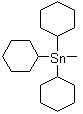 Tricyclohexylmethyltin molecular structure (CAS 35569-07-4)