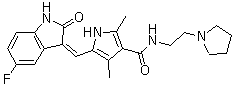 Toceranib molecular structure (CAS 356068-94-5)