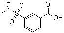 结构式 CAS# 35623-11-1, 3-(N-甲基氨基磺酰基)苯甲酸