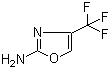 结构式 CAS# 35629-71-1, 2-氨基-4-(三氟甲基)恶唑