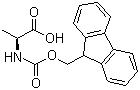 Fmoc-L-alpha-Alanine molecular structure (CAS 35661-39-3)