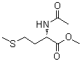 structure of CAS# 35671-83-1, N-Acetyl-L-methionine methyl ester;N-Acetylmethionine methyl ester