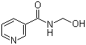 structure of CAS# 3569-99-1, N-(Hydroxymethyl)nicotinamide;3-Pyridinecarboxylic acid N-hydroxymethylamide