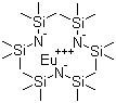 structure of CAS# 35789-02-7, Tris[bis(trimethylsilyl)amido]europium;1,1,1-Trimethyl-N-(trimethylsilyl)silanamine europium(3+) salt; Europium(3+) bis(trimethylsilyl)amide