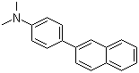 2-(4-Dimethylaminophenyl)naphthalene molecular structure (CAS 359653-43-3)