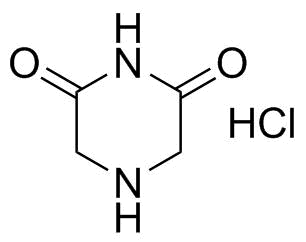 Piperazine-2,6-dione hydrochloride molecular structure (CAS 35975-30-5)