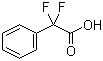 structure of CAS# 360-03-2, alpha,alpha-Difluorophenylacetic acid