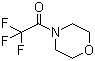 structure of CAS# 360-95-2, 4-(Trifluoroacetyl)morpholine;N-Trifluoroacetylmorpholine
