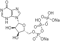结构式 CAS# 36051-67-9, 次黄嘌呤核苷-5'-三磷酸二钠