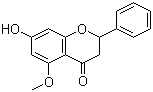 structure of CAS# 36052-37-6, Alpinetin;(S)-7-Hydroxy-5-methoxyflavanone; (S)-5-Methoxy-2-phenyl-7-hydroxy-2,3-dihydro-4H-1-benzopyran-4-one
