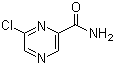 structure of CAS# 36070-79-8, 6-Chloro-2-pyrazinecarboxamide;6-Chloropyrazine-2-carboxylic acid amide; 6-Chloropyrazinecarboxamide