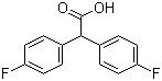 结构式 CAS# 361-63-7, 双(4-氟苯基)乙酸