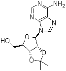 2',3'-异丙叉腺苷分子结构 (CAS 362-75-4)