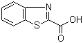 结构式 CAS# 3622-04-6, 1,3-苯并噻唑-2-甲酸