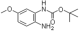 结构式 CAS# 362670-09-5, (2-氨基-5-甲氧基苯基)氨基甲酸叔丁酯