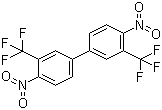 4,4'-Dinitro-3,3'-bis(trifluoromethyl)biphenyl molecular structure (CAS 363-95-1)