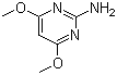 2-Amino-4,6-dimethoxypyrimidine molecular structure (CAS 36315-01-2)