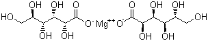 Magnesium gluconate molecular structure (CAS 3632-91-5)