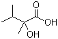structure of CAS# 3639-20-1, 2-Hydroxy-2,3-dimethylbutanoic acid;2-Hydroxy-2,3-dimethylbutyric acid