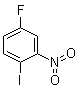 结构式 CAS# 364-77-2, 4-氟-1-碘-2-硝基苯