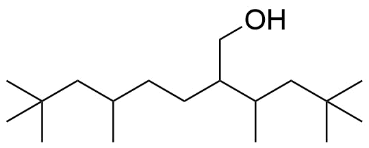 5,7,7-Trimethyl-2-(1,3,3-trimethylbutyl)-1-octanol molecular structure (CAS 36400-98-3)