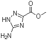 结构式 CAS# 3641-14-3, 5-氨基-1H-1,2,4-三氮唑-3-羧酸甲酯
