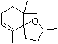 structure of CAS# 36431-72-8, Theaspirane;2,6,10,10-Tetramethyl-1-oxaspiro[4.5]dec-6-ene; Spiroxide