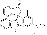 3-[2-Methyl-4-(diethylamino)phenyl]-3-(1,2-dimethyl-3-indolyl)phthalide molecular structure (CAS 36499-49-7)