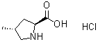 structure of CAS# 365280-18-8, (4R)-4-Methyl-L-proline hydrochloride