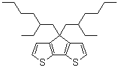 structure of CAS# 365547-20-2, 4,4-Bis(2-ethylhexyl)-4H-cyclopenta[2,1-b:3,4-b']dithiophene;4,4-Di(2-ethylhexyl)-4H-cyclopenta[2,1-b:3,4-b]dithiophene; 4,4'-Bis(2-ethylhexyl)-4H-cyclopenta[2,1-b;3,4b']dithiophene