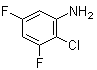 3,5-Difluoro-2-chloroaniline molecular structure (CAS 36556-60-2)