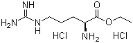 结构式 CAS# 36589-29-4, L-精氨酸乙酯盐酸盐