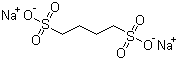structure of CAS# 36589-61-4, 1,4-Butanedisulfonic acid disodium salt