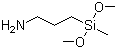 3-(Dimethoxymethylsilyl)propylamine molecular structure (CAS 3663-44-3)