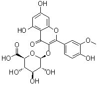 Isorhamnetin 3-O-beta-glucuronide1344031-26-0 molecular structure (CAS 36687-76-0)