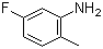 structure of CAS# 367-29-3, 5-Fluoro-2-methylaniline;5-Fluoro-o-toluidine