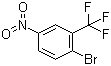 2-溴-5-硝基三氟甲苯分子结构 (CAS 367-67-9)