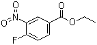 4-氟-3-硝基苯甲酸乙酯分子结构 (CAS 367-80-6)