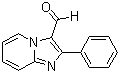 结构式 CAS# 3672-39-7, 2-苯基咪唑并[1,2-a]吡啶-3-甲醛