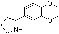 structure of CAS# 367281-00-3, 2-(3,4-Dimethoxyphenyl)pyrrolidine
