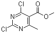 Methyl 2,4-dichloro-6-methylpyrimidine-5-carboxylate molecular structure (CAS 36745-93-4)