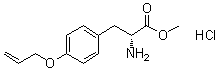 结构式 CAS# 367517-26-8, O-2-丙烯基-D-酪氨酸甲酯盐酸盐
