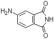 结构式 CAS# 3676-85-5, 4-氨基邻苯二甲酰亚胺; 4-氨基酞酰亚胺