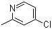 structure of CAS# 3678-63-5, 4-Chloro-2-picoline;4-Chloro-2-methylpyridine
