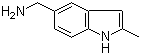 structure of CAS# 36798-25-1, [(2-Methyl-1H-indol-5-yl)methyl]amine